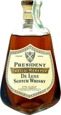 Whiskey Blended Macdonald Greenlees President Special Reserve de Luxe Sammlerexemplar aus den 1970er Jahren Reserve 75 cl