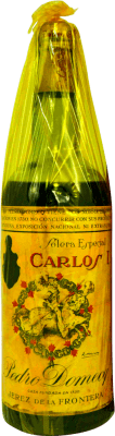 Brandy Pedro Domecq Fundador Carlos I en Caja Granate 1960's Esemplare da Collezione