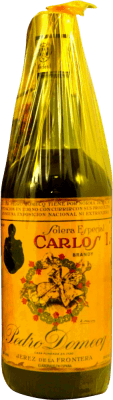 Brandy Conhaque Pedro Domecq Carlos I en Caja Muhlberg Espécime de Colecionador década de 1970 75 cl