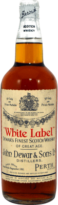 调和威士忌 Dewar's White Label con Cierre de Alambre 1960's 收藏品 不可食用