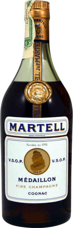165,95 € | Cognac Conhaque Martell V.S.O.P. Espécime de Colecionador década de 1970 A.O.C. Cognac França 75 cl