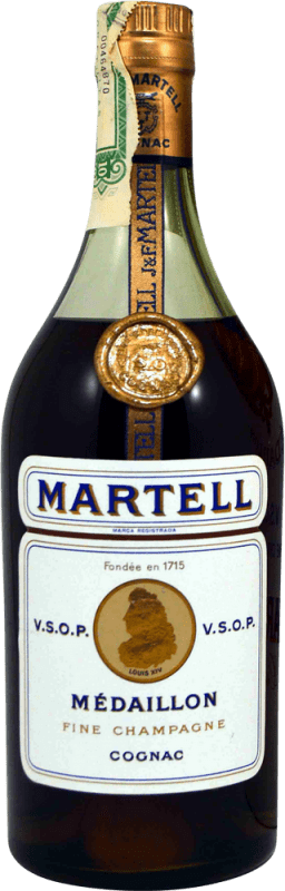 16,95 € | Conhaque Cognac Martell V.S.O.P. Espécime de Colecionador década de 1970 A.O.C. Cognac França 75 cl