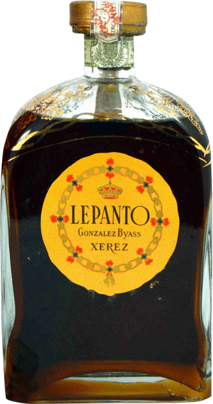 Free Shipping | Brandy González Byass Lepanto 1970's Spain 75 cl Collector's Item Not for Consumption