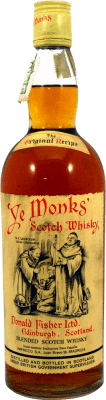 Blended Whisky Donald Fisher Ye Monks The OrIginal Recipe Spécimen de Collection années 1970's 75 cl