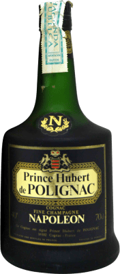 Cognac Conhaque Prince Hubert de Polignac Napoleón Espécime de Colecionador Cognac 70 cl