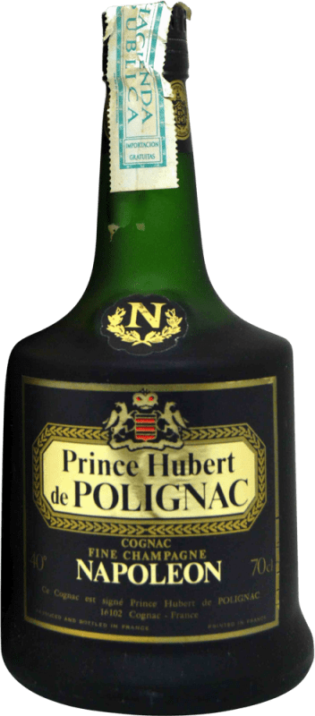 109,95 € | Coñac Prince Hubert de Polignac Napoleón Ejemplar Coleccionista A.O.C. Cognac Francia 70 cl