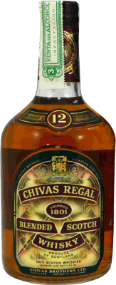 Купажированный виски Chivas Regal 1980's 12 Лет 75 cl Коллекционный экземпляр Не предназначен для употребления