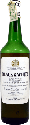 Whisky Blended Buchanan's Black & White Espécime de Colecionador década de 1960