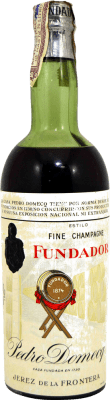 Brandy Conhaque Pedro Domecq Fundador Estilo Fine Champagne Espécime de Colecionador década de 1970 75 cl