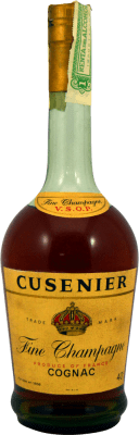 Conhaque Cognac Cusenier 1970's Cognac Fine Champagne VSOP Very Superior Old Pale — Muito Superior Velho 75 cl Exemplar de colecionador Não Próprio para Consumo