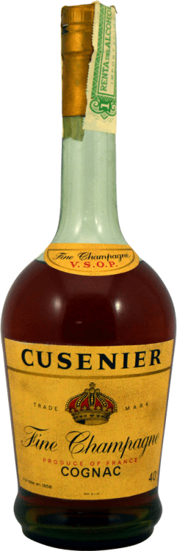 99,95 € | Cognac Cusenier Fine Champagne V.S.O.P. Collector's Specimen 1970's A.O.C. Cognac France Bottle 75 cl