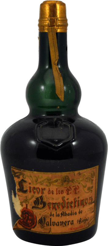 214,95 € | Liqueurs Abadía de Valvanera Benedictinos 1960's Spain 75 cl Collector's Item Not for Consumption