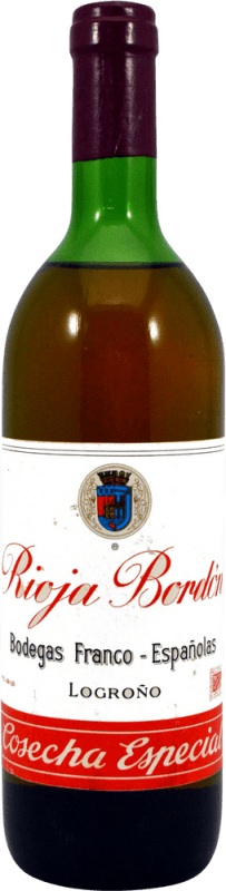 12,95 € Free Shipping | Red wine Bodegas Franco Españolas Bordón Cosecha Especial Collector's Specimen 1970's D.O.Ca. Rioja