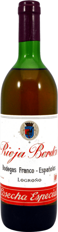13,95 € | Vino tinto Bodegas Franco Españolas Bordón Cosecha Especial Ejemplar Coleccionista 1970's D.O.Ca. Rioja La Rioja España 75 cl