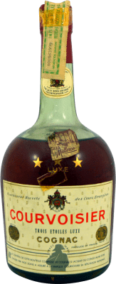 Cognac Courvoisier Trois Etoiles 1970's Cognac 75 cl Objet de Collection Non Destinée à la Consommation