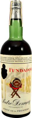 Brandy Pedro Domecq Fundador Tapón de Plomo Etiqueta Alta 1970's 75 cl Esemplare da Collezione Non Idoneo al Consumo