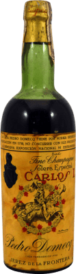 Brandy Conhaque Pedro Domecq Fundador Carlos I Estilo Fine Champagne Ejemplar Coleccionista 1960's