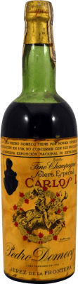 Brandy Pedro Domecq Fundador Carlos I 1960's Fine Champagne Collector's Item Not for Consumption