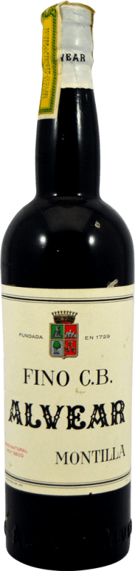 44,95 € | Vinho fortificado Alvear Fino C.B. Espécime de Colecionador década de 1960 Espanha 75 cl