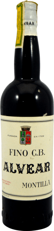 Envío gratis | Vino Generoso Fortificado Alvear C.B. 1960's España Palomino Fino 75 cl Ejemplar Coleccionista No Apto para Consumo