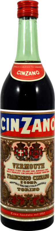 55,95 € | Vermouth Cinzano 1970's Rosso — Red Italy 1 L Collector's Item Not for Consumption
