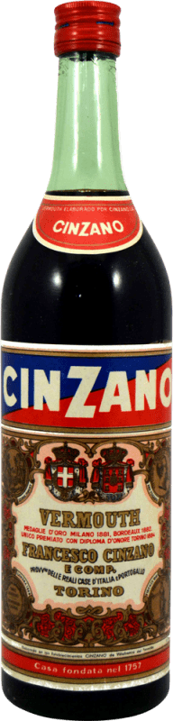 55,95 € | Vermute Cinzano Rosso Espécime de Colecionador década de 1970 Itália 1 L