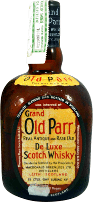 Blended Whisky Macdonald Greenlees Grand Old Parr Spécimen de Collection années 1970's 75 cl