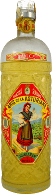 Anís Anís de la Asturiana Francisco Serrano 1970's 1 L Ejemplar Coleccionista No Apto para Consumo