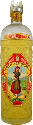 Anisé Anís de la Asturiana Francisco Serrano Spécimen de Collection années 1970's 1 L