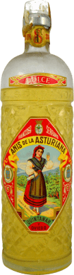 Aniseed Anís de la Asturiana Francisco Serrano Collector's Specimen 1970's 1 L