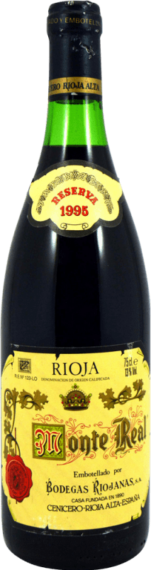27,95 € | Red wine Bodegas Riojanas Monte Real Collector's Specimen Reserve D.O.Ca. Rioja The Rioja Spain Bottle 75 cl