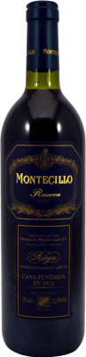 Montecillo Rioja Réserve 75 cl Objet de Collection Non Destinée à la Consommation