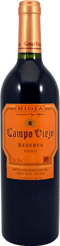 Envoi gratuit | Vin Rouge Campo Viejo Réserve D.O.Ca. Rioja La Rioja Espagne 75 cl Objet de Collection Non Destinée à la Consommation