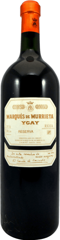 309,95 € Envoi gratuit | Vin rouge Marqués de Murrieta Ygay Spécimen de Collection Réserve 1990 D.O.Ca. Rioja Bouteille Jéroboam-Double Magnum 3 L