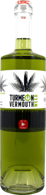 Vermouth Turmeon Vermut con Cannabis Medicinal Spécimen de Collection Bouteille Miniature 10 cl