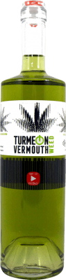 25,95 € Envio grátis | Vermute Turmeon Vermut con Cannabis Medicinal Espécime de Colecionador Garrafa Miniatura 10 cl