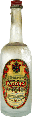 Vodka Martini Eristow Wodka 1940's 75 cl Esemplare da Collezione Non Idoneo al Consumo