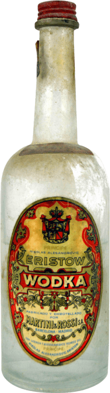 Kostenloser Versand | Wodka Martini Eristow Wodka 1940's Spanien 75 cl Sammlerstück Nicht zum Verzehr Geeignet