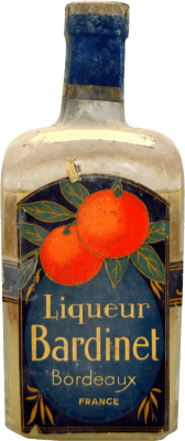 Licores Bardinet Liqueur Bordeaux 1930's 75 cl Exemplar de colecionador Não Próprio para Consumo Orange — Laranja