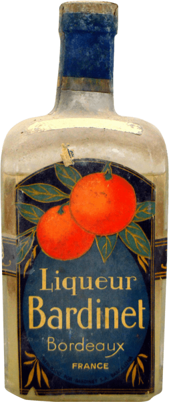 Spedizione Gratuita | Liquori Bardinet Liqueur Bordeaux 1930's Francia 75 cl Esemplare da Collezione Non Idoneo al Consumo Orange — Arancia