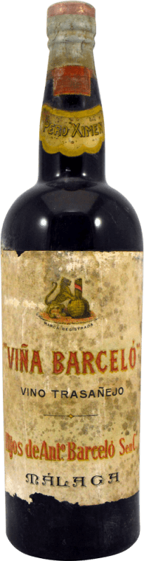66,95 € | Креплёное вино Hijos de Antonio Barceló Viña Barceló Pero Ximen Коллекционный образец 1930-х гг Испания 75 cl