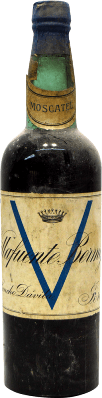 Free Shipping | Sweet wine Sancho Dávila Villafuente Bermeja Collector's Specimen 1930's Spain Muscat 75 cl