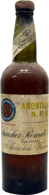 Sánchez Romate Amontillado N.P.U. Collector's Specimen 1930's 75 cl