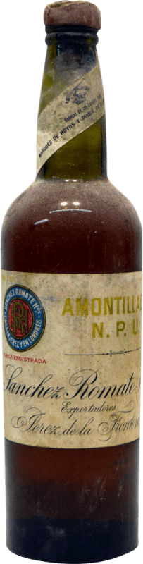 239,95 € | Fortified wine Sánchez Romate Amontillado N.P.U. Collector's Specimen 1930's Spain 75 cl