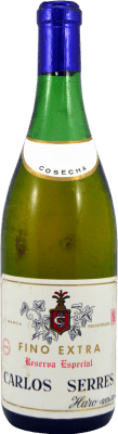 Carlos Serres Etiqueta Decolorada Rioja Spécial Réserve 75 cl Objet de Collection Non Destinée à la Consommation