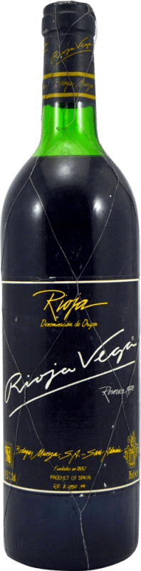 Envio grátis | Vinho Tinto Muerza Vega Reserva 1978 D.O.Ca. Rioja La Rioja Espanha 75 cl Exemplar de colecionador Não Próprio para Consumo