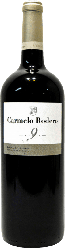 32,95 € | Rotwein Carmelo Rodero 9 Meses D.O. Ribera del Duero Kastilien und León Spanien Tempranillo Magnumflasche 1,5 L