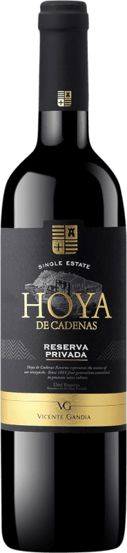 10,95 € | Red wine Vicente Gandía Hoya de Cadenas Reserve D.O. Utiel-Requena Valencian Community Spain Tempranillo 75 cl