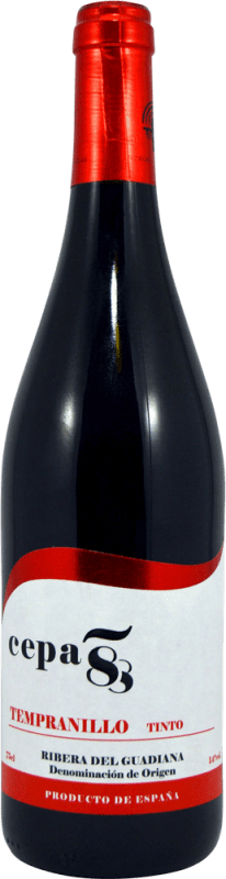 4,95 € Free Shipping | Red wine Cepa 88 D.O. Ribera del Guadiana