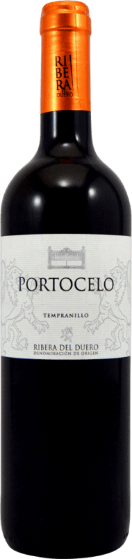 Free Shipping | Red wine Castillejo de Robledo Portocelo Young D.O. Ribera del Duero Castilla y León Spain Tempranillo 75 cl